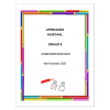 Afrikaans Huistaal Gr. 8 Assesseringstaak 2021 Kwartaal 4