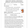 English FAL Gr. 7 Assessment Task 2021 Term 4 - Image 2