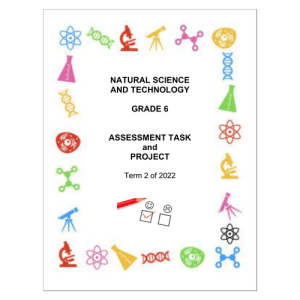 Natural Sciences and Technology Gr. 6 Assessment Task 2022 Term 2