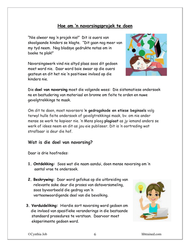 How to do a research project hoe om ‘n navorsingsprojek te doen - Image 4