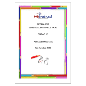 Afrikaans EAT Gr. 10 Assesseringstaak 2023 Kwartaal 1