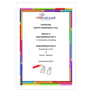Afrikaans EAT Gr. 10 2023 Kwartaal 2 Take 4 en 5