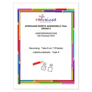 Afrikaans EAT Gr. 9 Assesseringstaak 2023 Kwartaal 3