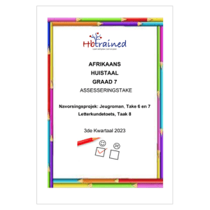Afrikaans Huistaal Gr. 7 Assesseringstaak 2023 Kwartaal 3
