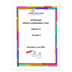 Afrikaans EAT Gr. 10 Assesseringstaak 2023 Kwartaal 4 Vraestel 3