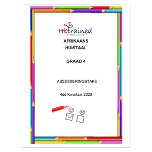 Afrikaans Huistaal Gr. 4 Assesseringstaak 2023 Kwartaal 4
