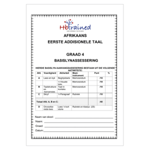 Afrikaans EAT Gr. 4 Basislynassesering 2024 Kwartaal 1