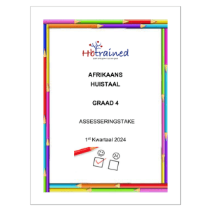 Afrikaans Huistaal Gr. 4 Assesseringstaak 2024 Kwartaal 1