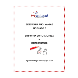 Setswana Home Language Gr. 7 Assessment Task 2024 Term 2