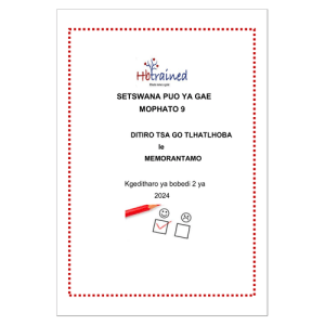 Setswana Home Language Gr. 9 Assessment Task 2024 Term 2