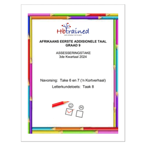 Afrikaans EAT Gr. 9 Assesseringstaak 2024 Kwartaal 3