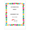Life Skills (PSW) Gr. 7 Assessment Task 2024 Term 3