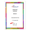 Afrikaans Huistaal Gr. 4 Assesseringstaak 2025 Kwartaal 1