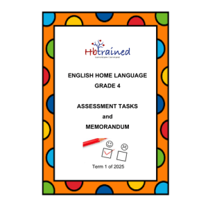 English Home Language Gr. 4 Assessment Task 2025 Term 1