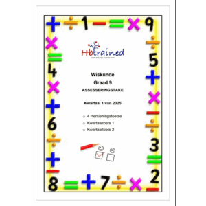 Wiskunde Gr. 9 Assesseringstaak 2025 Kwartaal 1