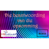 PowerPoint: Die beantwoording van die opsomming