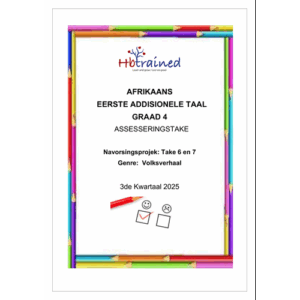 Afrikaans EAT Gr. 4 Assesseringstaak 2025 Kwartaal 3