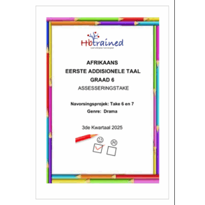 Afrikaans EAT Gr. 6 Assesseringstaak 2025 Kwartaal 3