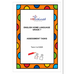 English Home Language Gr. 7 Assessment Task 2025 Term 3