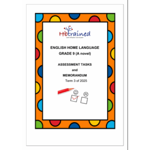 English Home Language Gr. 9 Assessment Task 2025 Term 3