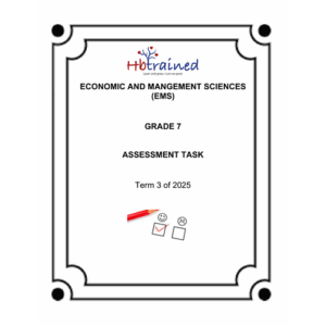 Economic and Management Sciences Gr. 7 Assessment Task 2025 Term 3
