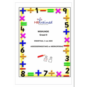 Wiskunde Gr. 9 Assesseringstaak 2025 Kwartaal 3