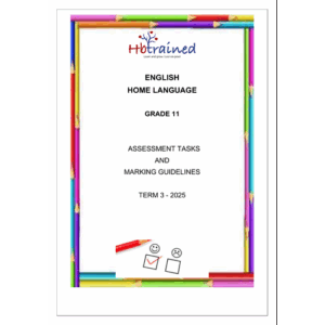 English Home Language Gr. 11 Assessment Task 2025 Term 3