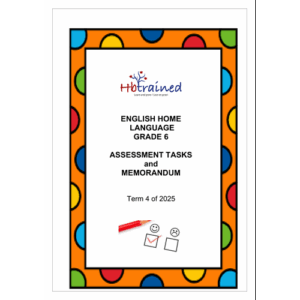English Home Language Gr. 6 Assessment Task 2025 Term 4