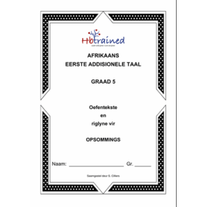 Afrikaans EAT Gr. 5 Opsom Werkboek