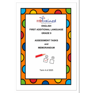 English FAL Gr. 9 Assessment Task 2025 Term 4