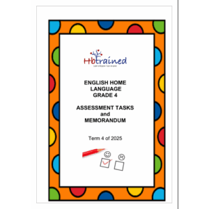 English Home Language Gr. 4 Assessment Task 2025 Term 4