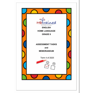 English Home Language Gr. 8 Assessment Task 2025 Term 4