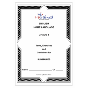 English Home Language Gr. 8 Summary Workbook