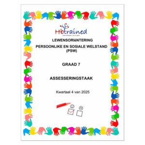 Lewensvaardighede (PSW) Gr. 7 Assesseringstaak 2025 Kwartaal 4