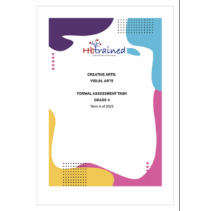 Visual Arts Gr. 4 Assessment Task 2025 Term 4