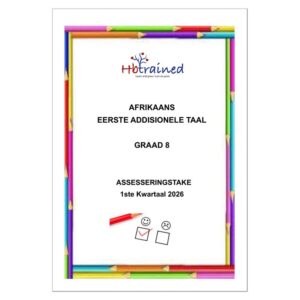 Afrikaans EAT Gr. 8 Assesseringstaak 2026 Kwartaal 1