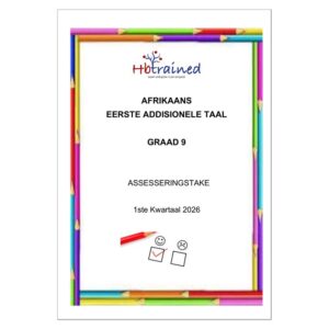 Afrikaans EAT Gr. 9 Assesseringstaak 2026 Kwartaal 1