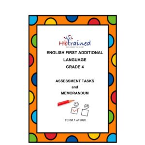 English FAL Gr. 4 Assessment Task 2026 Term 1