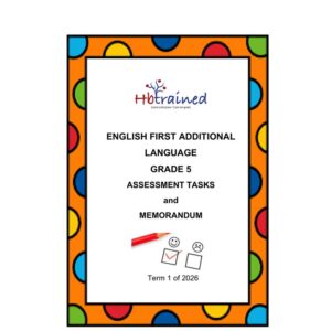 English FAL Gr. 5 Assessment Task 2026 Term 1