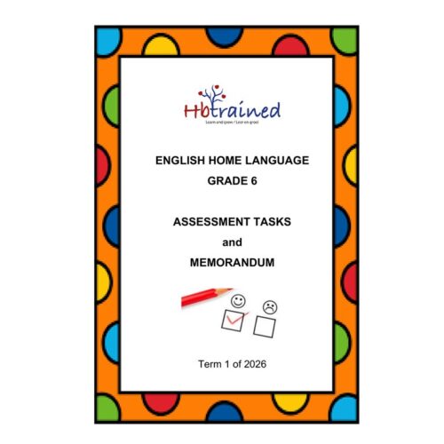 English Home Language Gr. 6 Assessment Task 2026 Term 1 – HB Trained