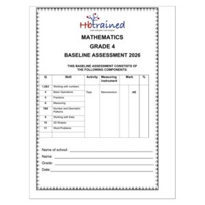 Mathematics Gr. 4 Baseline assessment 2026