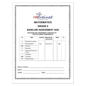 Mathematics Gr. 6 Baseline assessment 2026