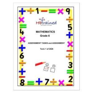 Mathematics Gr. 6 Assessment Task 2026 Term 1