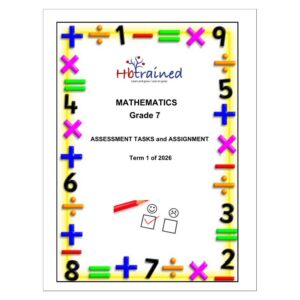 Mathematics Gr. 7 Assessment Task 2026 Term 1