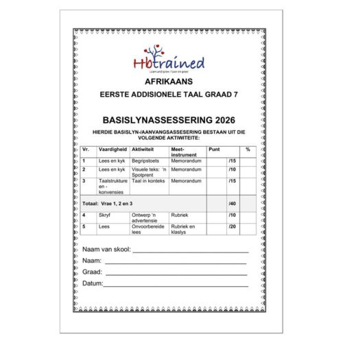 Afrikaans EAT Gr. 7 Basislynassesering 2026