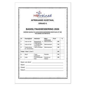 Afrikaans Huistaal Gr. 6 Basislynassesering 2026