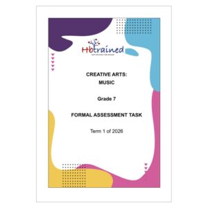 Music Gr. 7 Assessment Task 2026 Term 1
