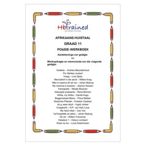 Afrikaans Huistaal Gr. 11 Gedigte Werkboek