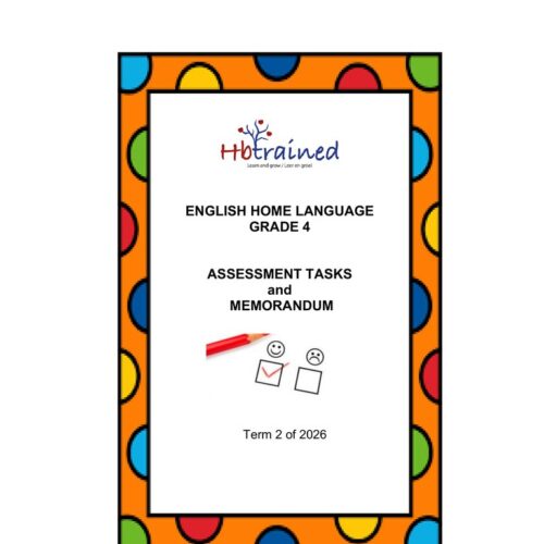 English Home Language Gr. 4 Assessment Task 2026 Term 2 – HB Trained