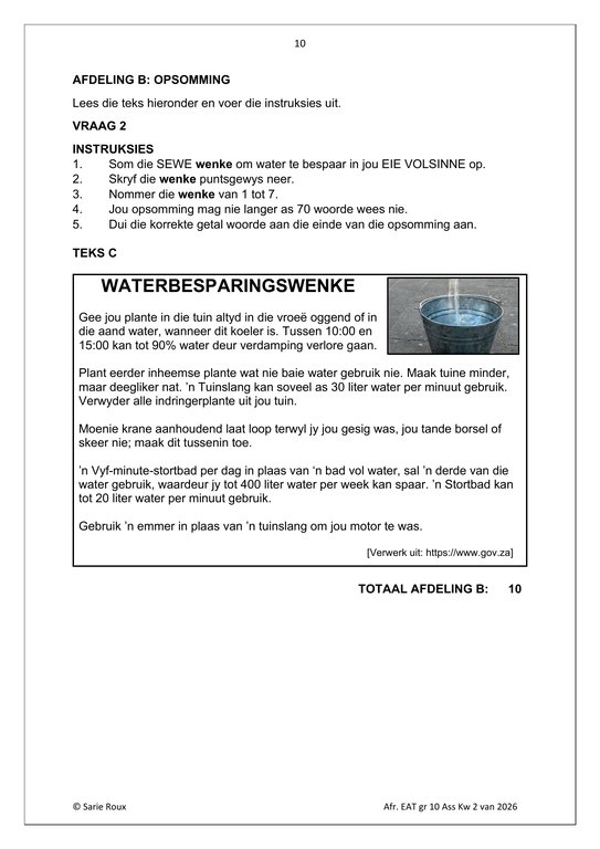 Afrikaans EAT Gr. 10 Assesseringstaak 2026 Kwartaal 2 Vraestel 1 - Image 4